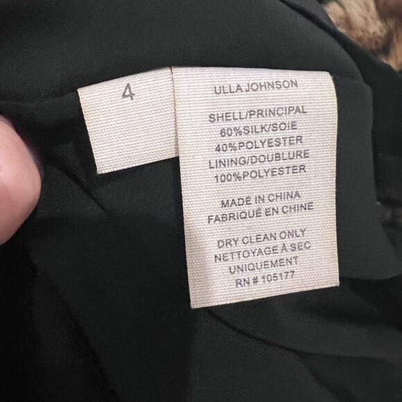 Ulla Johnson silk Ursa Fil Coupé Minidress size 4, NWT - Picture 6 of 9